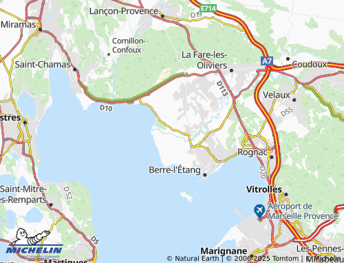 MICHELIN Mauran map - ViaMichelin