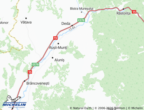 Carte MICHELIN Fițcău - ViaMichelin