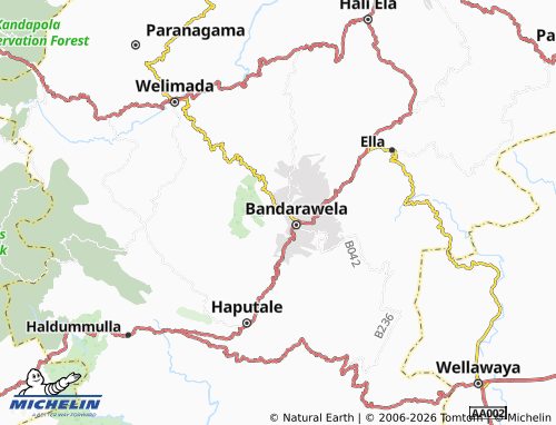 Mappa MICHELIN Kahattewela - ViaMichelin