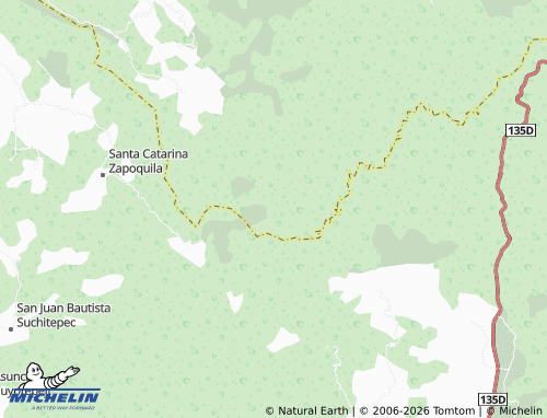 Mappa MICHELIN San Simón Tlacuilotepec - ViaMichelin