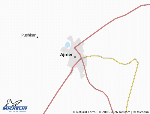 Mappa MICHELIN Ajmer - ViaMichelin