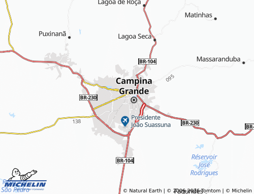 Mappa MICHELIN São José - ViaMichelin