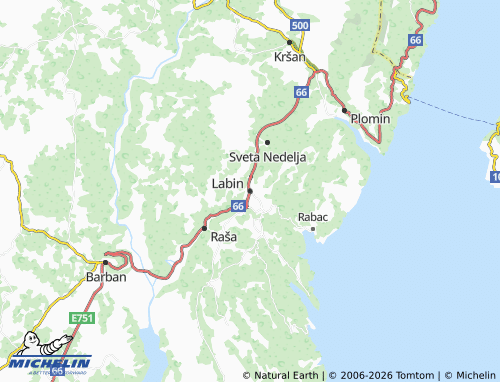 Carte MICHELIN Labin - ViaMichelin