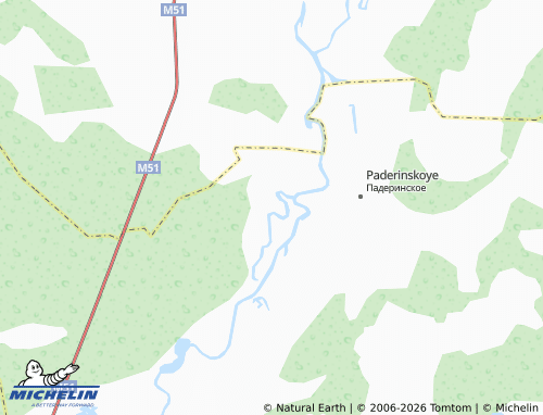 MICHELIN-Landkarte Peredergina - ViaMichelin
