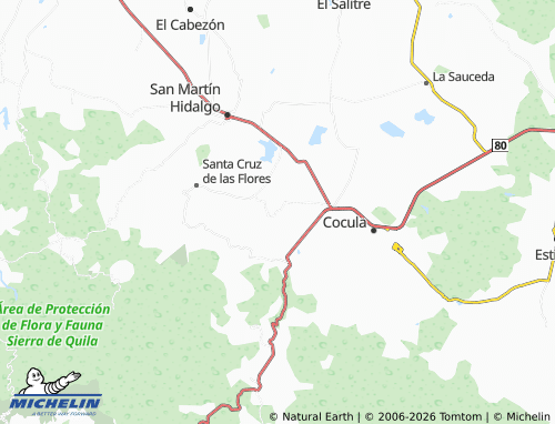 Mapa MICHELIN Santa Rosa - ViaMichelin