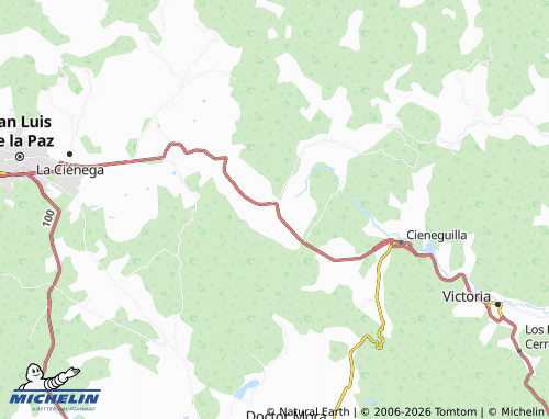 Kaart MICHELIN Cañada de Moreno - ViaMichelin
