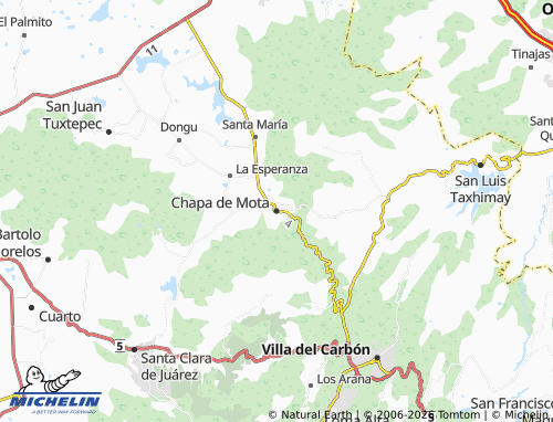 MICHELIN Chapa de Mota map - ViaMichelin