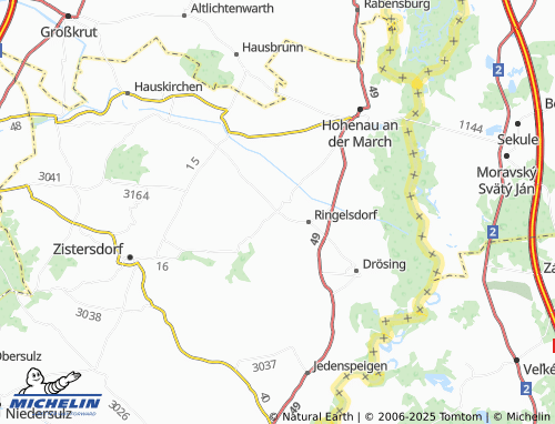 MICHELIN-Landkarte Niederabsdorf - ViaMichelin