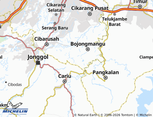 Carte MICHELIN Karangindah - ViaMichelin