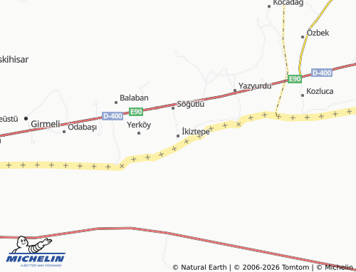MICHELIN İkiztepe map - ViaMichelin