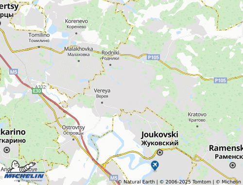 MICHELIN Bykovo map - ViaMichelin