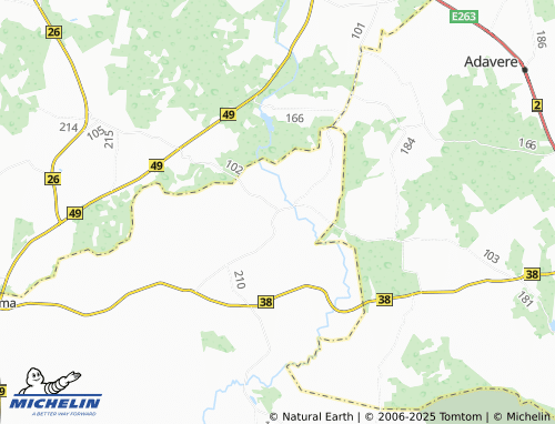 MICHELIN Pilistvere map - ViaMichelin