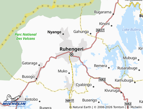 Mapa MICHELIN Ruhengeri - ViaMichelin