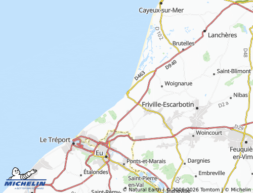 Mappa MICHELIN Ault - ViaMichelin
