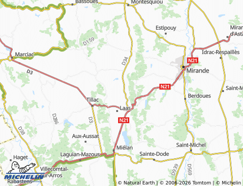 MICHELIN Marseillan map - ViaMichelin