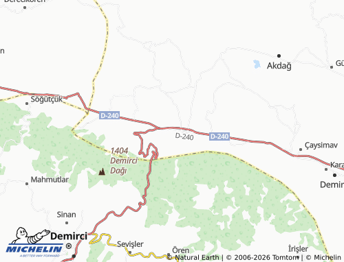 Mappa MICHELIN Aksaz - ViaMichelin