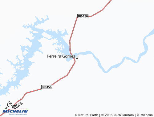 Mapa MICHELIN Ferreira Gomes - ViaMichelin