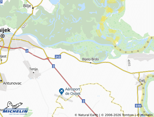 Mapa MICHELIN Sarvaš - ViaMichelin