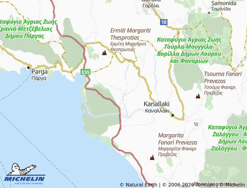 MICHELIN Themelo map - ViaMichelin