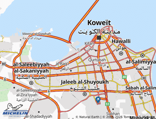 Kaart MICHELIN al-Shuwaykh al-Sina'iyyah 3 - ViaMichelin
