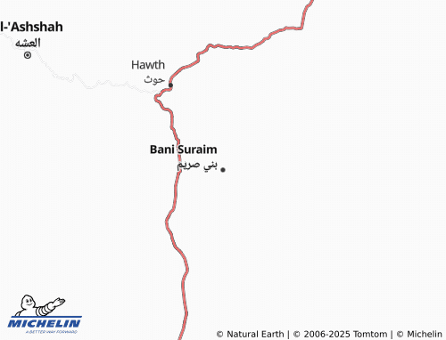 MICHELIN Bani Suraim map - ViaMichelin