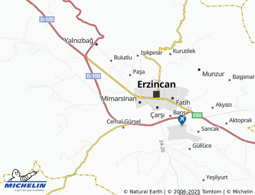 MICHELIN-Landkarte Özgürlük - ViaMichelin