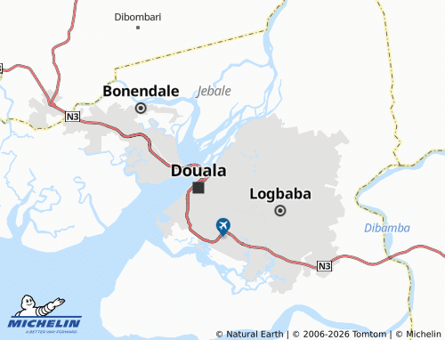 MICHELIN-Landkarte Bonateki - ViaMichelin