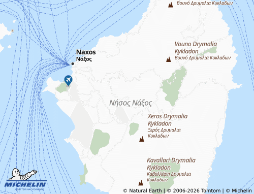 MICHELIN Ano Potamia map - ViaMichelin
