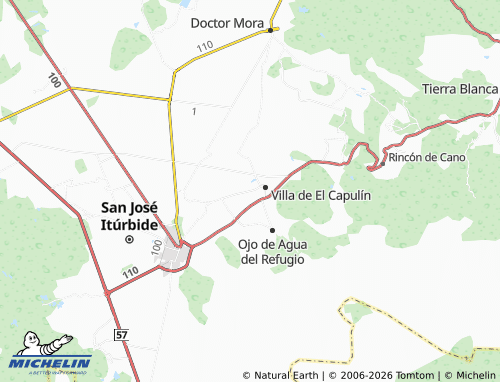 Mappa MICHELIN La Ciénega - ViaMichelin