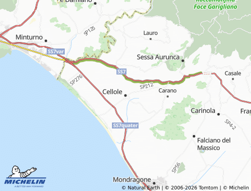 Mappa MICHELIN Cellole - ViaMichelin
