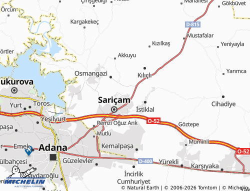 MICHELIN Beyceli map - ViaMichelin