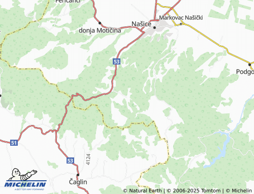 MICHELIN Londžica map - ViaMichelin