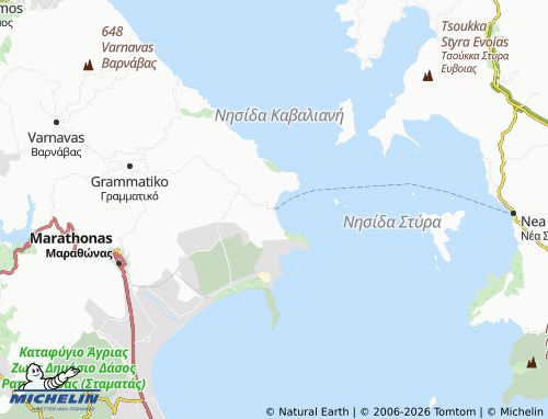 Mapa MICHELIN Agia Marina - ViaMichelin