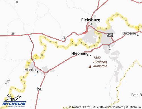 Carte MICHELIN Ha Lepholisa - ViaMichelin