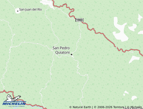 Mapa MICHELIN San Pedro Quiatoni - ViaMichelin