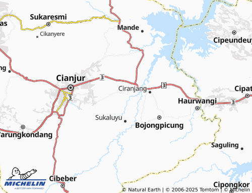 MICHELIN Tanjungsari map - ViaMichelin