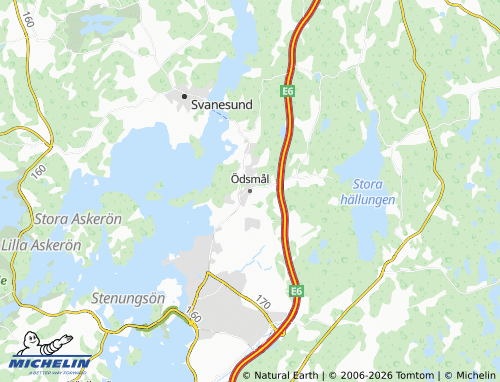 Carte MICHELIN Ödsmål - ViaMichelin