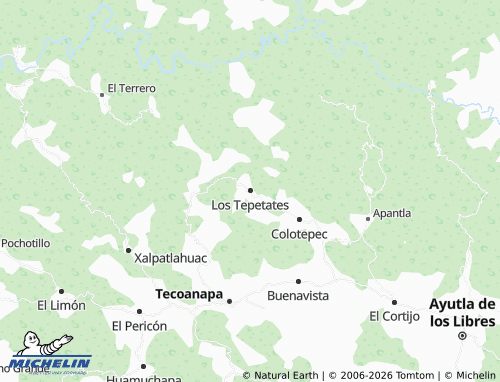 MICHELIN Los Tepetates map - ViaMichelin