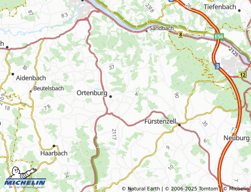 MICHELIN-Landkarte Hinterhainberg - ViaMichelin