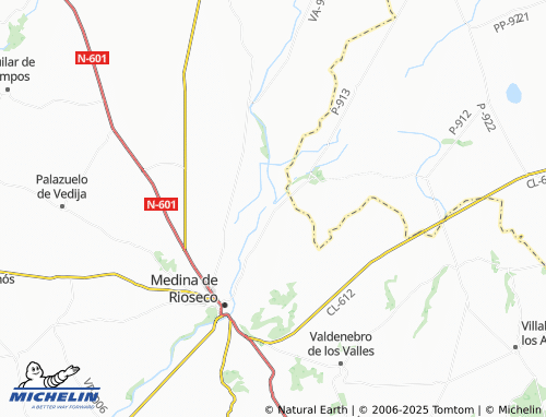 MICHELIN Villanueva de San Mancio map - ViaMichelin