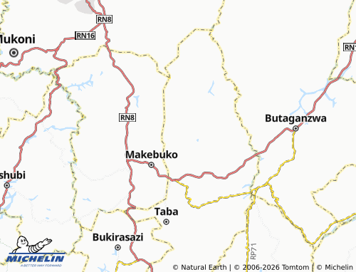 MICHELIN Buhevyi map - ViaMichelin