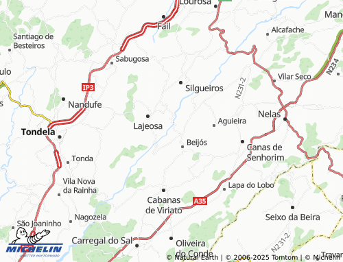 MICHELIN Sangemil map - ViaMichelin