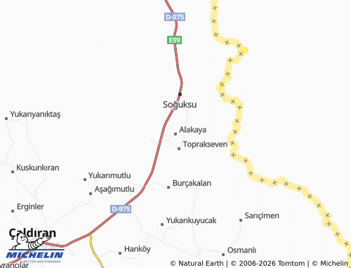 MICHELIN Alakaya map - ViaMichelin