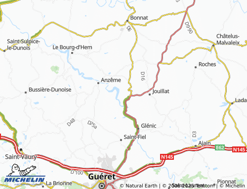 Mapa MICHELIN Lavaud - ViaMichelin