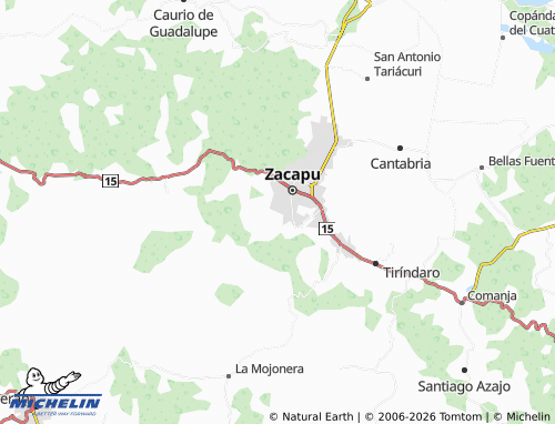MICHELIN Javier Mina map - ViaMichelin