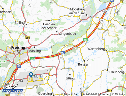 MICHELIN-Landkarte Gaden - ViaMichelin