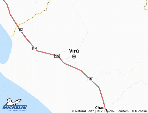 MICHELIN Virú map - ViaMichelin