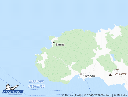 Carte MICHELIN Achnaha - ViaMichelin
