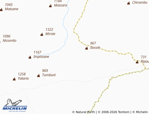 Mappa MICHELIN Chefe Mucoma - ViaMichelin