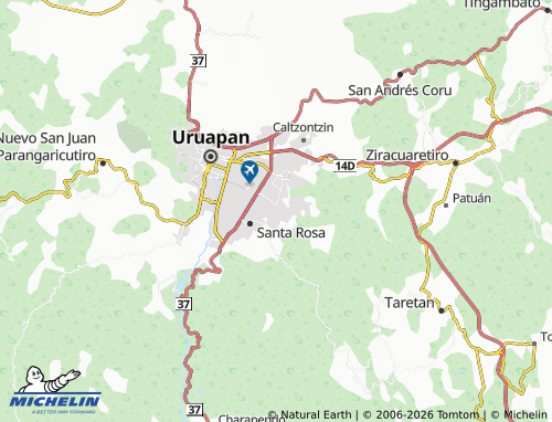 Mappa MICHELIN Predio Calderón 2 - ViaMichelin